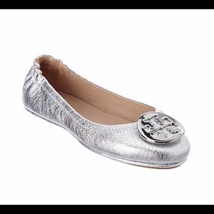 Tory Burch Minnie Travel Leather Ballet Flat